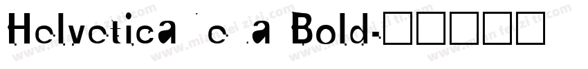 HelveticaNeua Bold字体转换